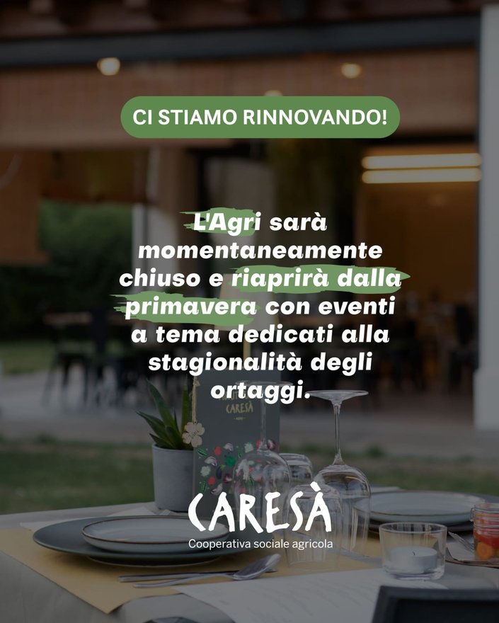 L'agriturismo Caresà cambia veste