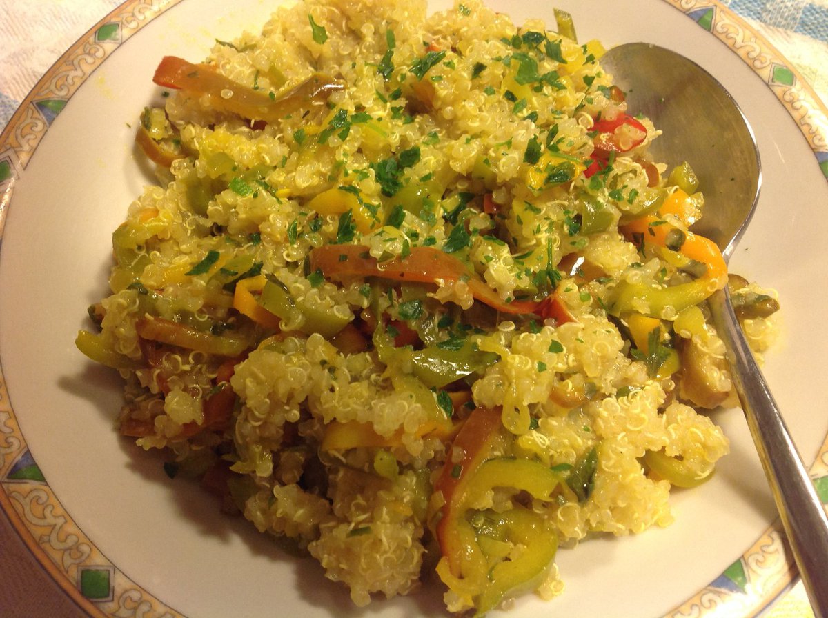 Quinoa ai tre peperoni