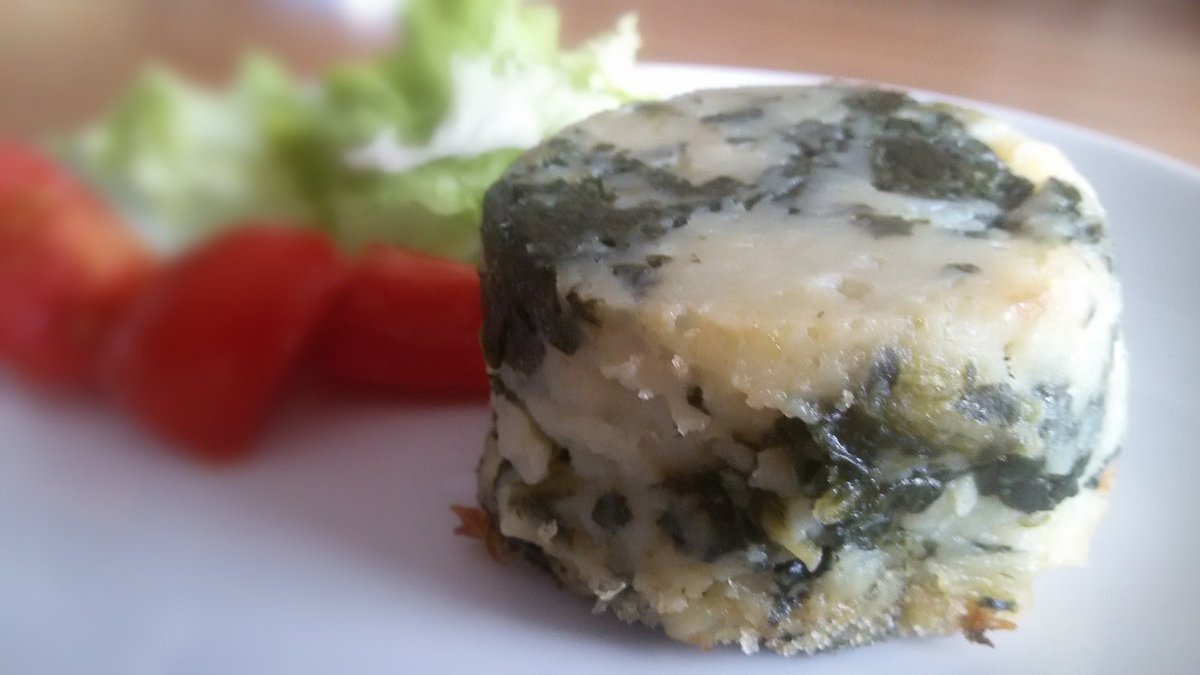 Tortino patate, spinaci e taleggio