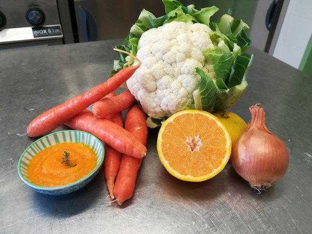 Salsa di carota e arancia